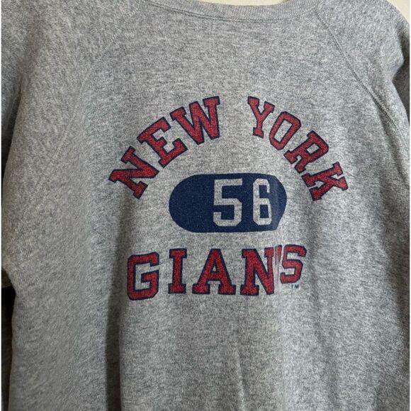 Vintage 80s Champion New York Giants Crewneck Sweater Sz Large Grey Womens - Picture 2 of 5